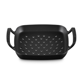 Signature Cast Iron Outdoor BBQ Square Grilling Basket&nbsp;30cm