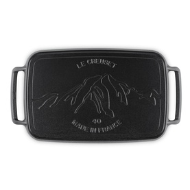 Signature Cast Iron Outdoor BBQ Rectangular Griddle&nbsp;40cm