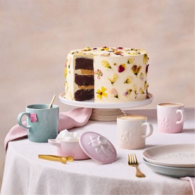 Stoneware La Jardin Cappuccino Mug 200ml