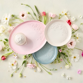 Stoneware La Jardin Platter 36cm