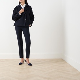 Jerta Slim Leg Cropped Trousers