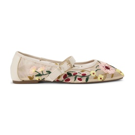 Nina Mesh Floral Ballet Flats