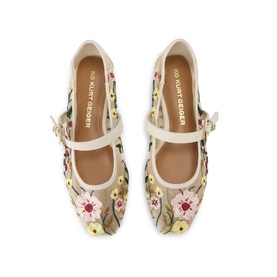 Nina Mesh Floral Ballet Flats