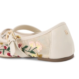Nina Mesh Floral Ballet Flats