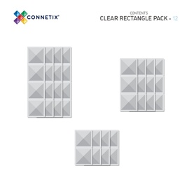 Magnetic Tiles: Clear Rectangle Pack
