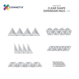 Magnetic Tiles: Clear Shape Expansion Pack