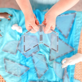 Magnetic Tiles: Clear Shape Expansion Pack