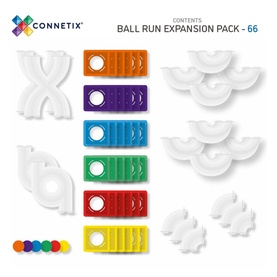 Magnetic Tiles: Rainbow Ball Run Expansion Pack