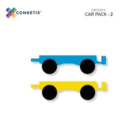 Magnetic Tiles: Rainbow Car Pack