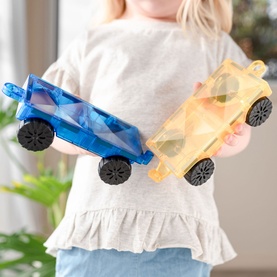 Magnetic Tiles: Rainbow Car Pack