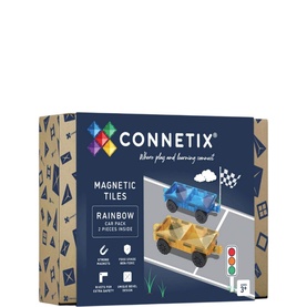 Magnetic Tiles: Rainbow Car Pack