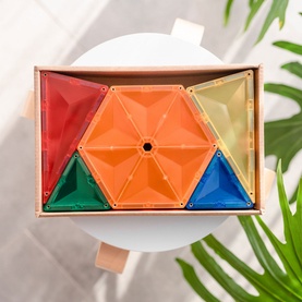 Magnetic Tiles: Rainbow Geometry Pack