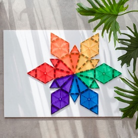 Magnetic Tiles: Rainbow Geometry Pack