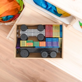 Magnetic Tiles: Rainbow Transport Pack