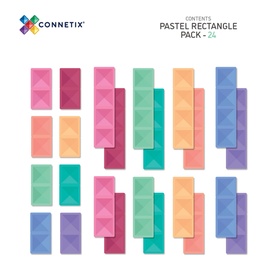 Magnetic Tiles: Pastel Rectangle Pack