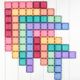 Magnetic Tiles: Pastel Rectangle Pack