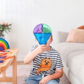 Magnetic Tiles: Rainbow Shape Expansion Pack