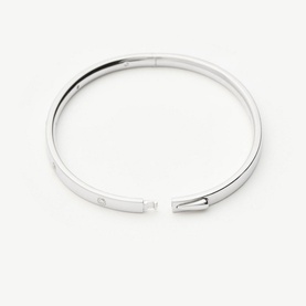 Interstellar Hinged Cuff Bangle Bracelet