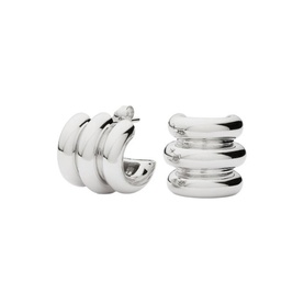 Chubby Triple Small Hoop Earrings