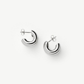 Chubby Triple Small Hoop Earrings