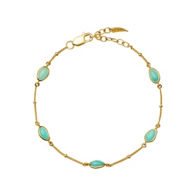 Magma Gemstone Charm Bracelet