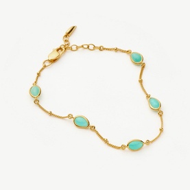 Magma Gemstone Charm Bracelet