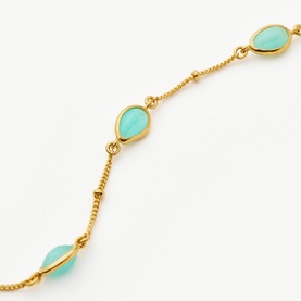 Magma Gemstone Charm Bracelet