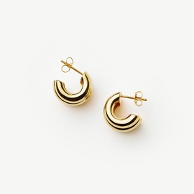Chubby Triple Small Hoop Earrings