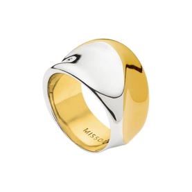 Sculptural Molten Statement Ring