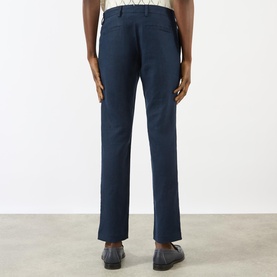 Theo Linen Slim Leg Trousers