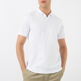 Paul Twin-Needle Polo Shirt
