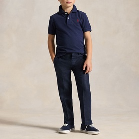 Iconic Pony Logo Mesh Polo Shirt 2-7 Years