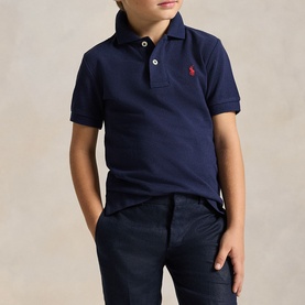 Iconic Pony Logo Mesh Polo Shirt 2-7 Years