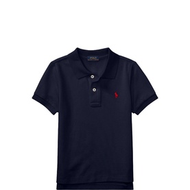 Iconic Pony Logo Mesh Polo Shirt 2-7 Years