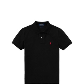 Pony Logo Mesh Polo Shirt 6-14 Years