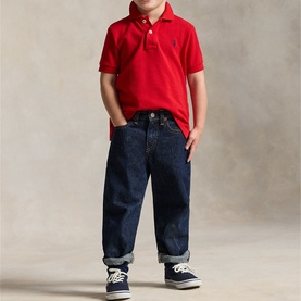 Iconic Pony Logo Mesh Polo Shirt 2-7 Years