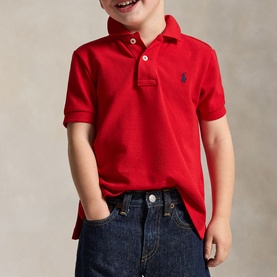 Iconic Pony Logo Mesh Polo Shirt 2-7 Years