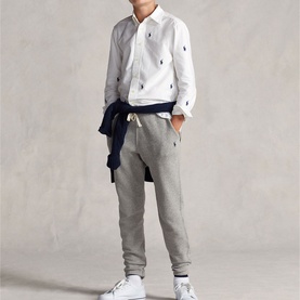 Pony Logo Fleece Track Pants 6-14 Years