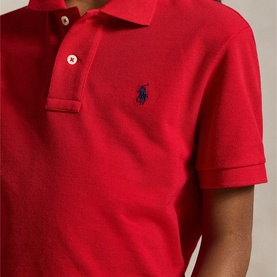 Pony Logo Mesh Polo Shirt 6-12 Years