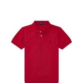 Pony Logo Mesh Polo Shirt 6-12 Years