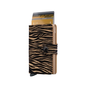 Zebra Leather Mini Wallet