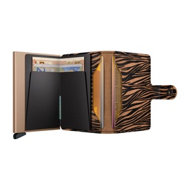 Zebra Leather Mini Wallet