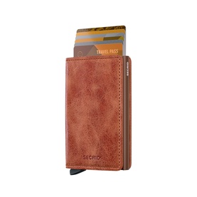Vintage Leather Slim Wallet