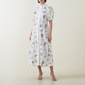 Play Patterned Shirt Dress