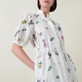 Play Patterned Shirt Dress