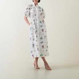 Play Patterned Shirt Dress