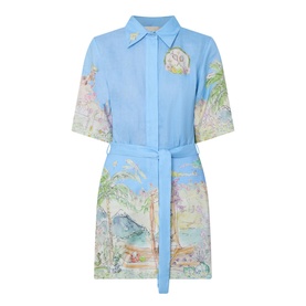 Anouk Belted Mini Shirt Dress