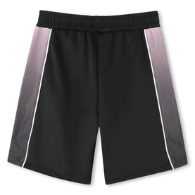Gradient Stripe Logo Shorts