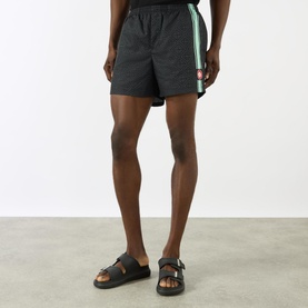 Monogram Logo Jacquard Swimshorts