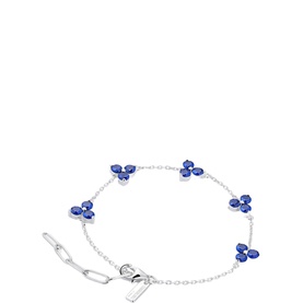 Como Link Bracelet Silver Sapphire